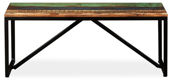 Lavice masivní recyklované dřevo 110 x 35 x 45 cm 244901