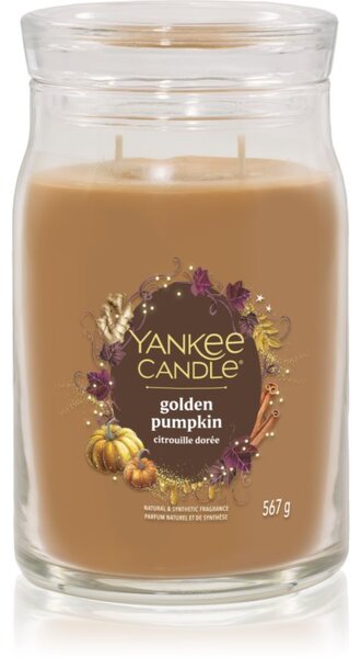 Yankee Candle Golden Pumpkin vonná svíčka Signature 567 g