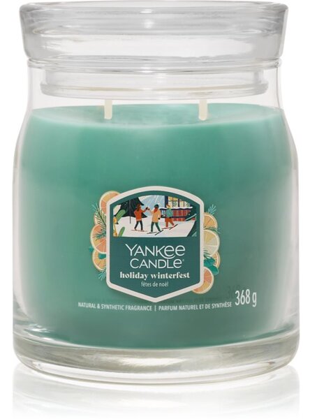 Yankee Candle Holiday Winterfest vonná svíčka Signature 368 g