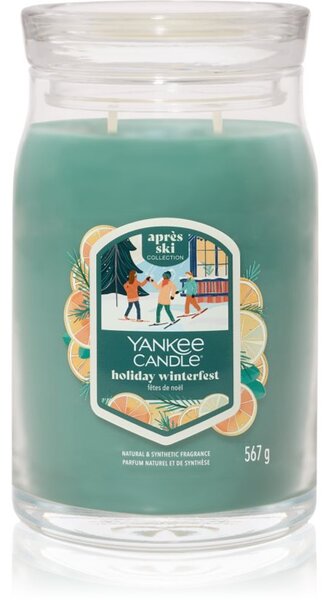 Yankee Candle Holiday Winterfest vonná svíčka Signature 567 g