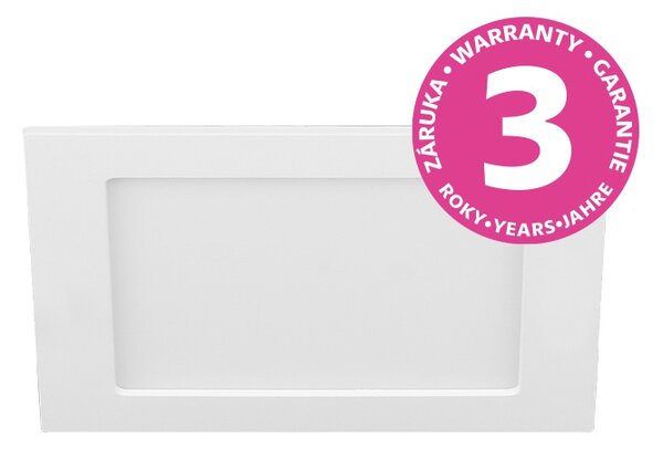 PANLUX s.r.o. Hranaté podhledové LED svítidlo DOWNLIGHT CCT SQUARE 6W bílý