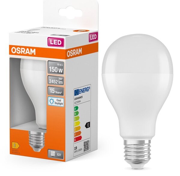 LED žárovka E27 19 W STAR CLASSIC A, studená denní bílá