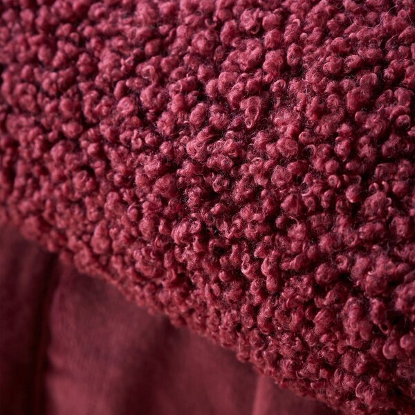 Červená deka z mikroplyše 130x170 cm Velvet Boucle – Catherine Lansfield