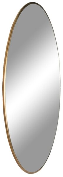 Nordic Living Zlaté kulaté závěsné zrcadlo Vincent 60 cm