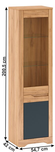 HezkýNábytek.cz Vitrína Fistrea A1 (L). 1017095