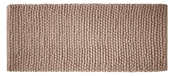 Hnědá koupelnová předložka 50x120 cm Aspen Bobble – Bianca
