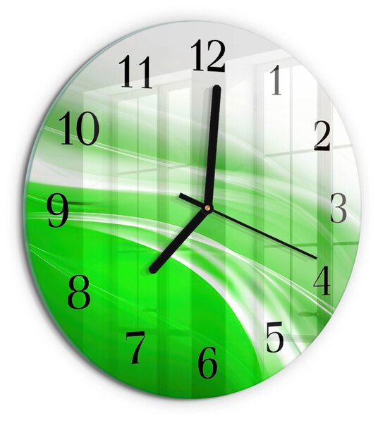 Skleněné nástěnné hodiny Abstrakce zsoc-fi30-00174608
