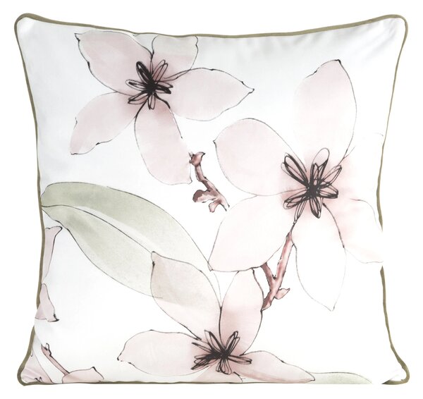 DEKORAČNÍ POVLAK NA POLŠTÁŘ PREMIUM BIANCA 60X60 CM KVĚTY