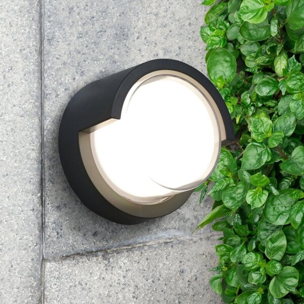 LED Venkovní nástěnné svítidlo ESSEN LED/10W/230V IP44 černá