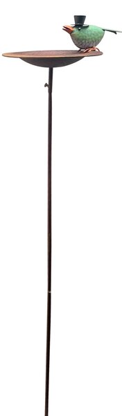 Zapichovací napajedlo pro ptáky Keira, 114x30 cm, kov, vícebarevná