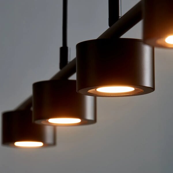 Nordlux Závěsné LED svítidlo CLYDE, 4x4W, d. 115 cm, 2700K stmívatelné