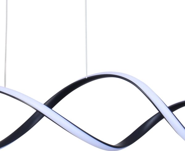 LED Lustr na lanku INFINITO LED/34W/230V černá