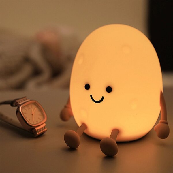 LED RGBW Stmívatelná dětská dotyková lampa POTATO LED/2W/5V USB 1200 mAh