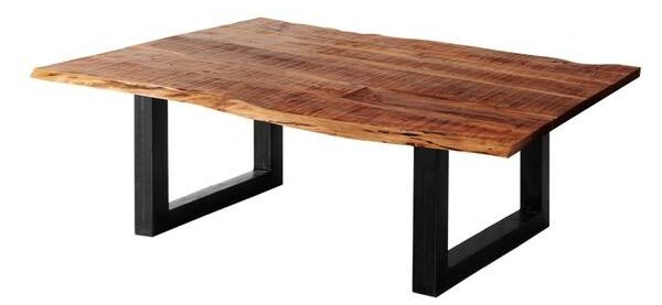 Konferenční stolek GURU akácie forest/kov, 120x80 cm