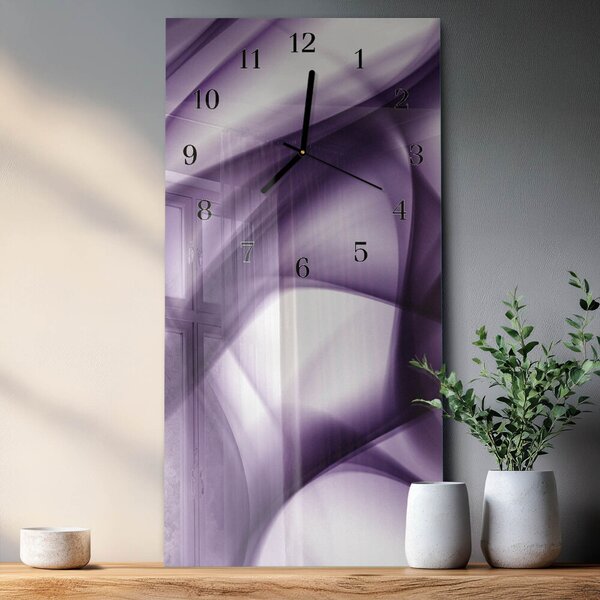 Skleněné hodiny vertikální Vzor zsppc-30x60-00180870