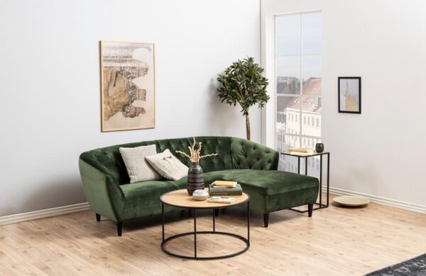 Scandi Dubový kulatý konferenční stolek Darila 80 cm