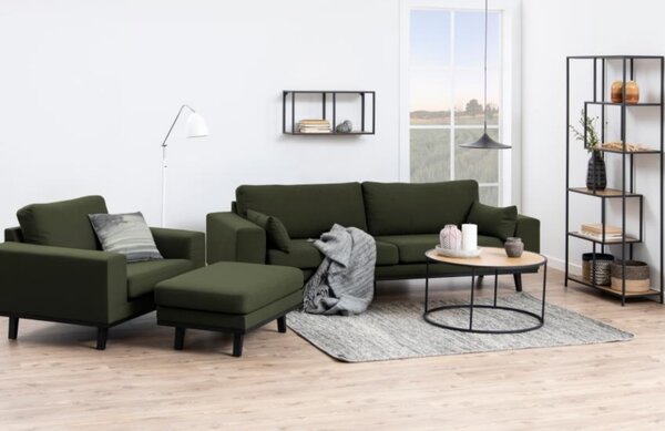 Scandi Dubový kulatý konferenční stolek Darila 80 cm