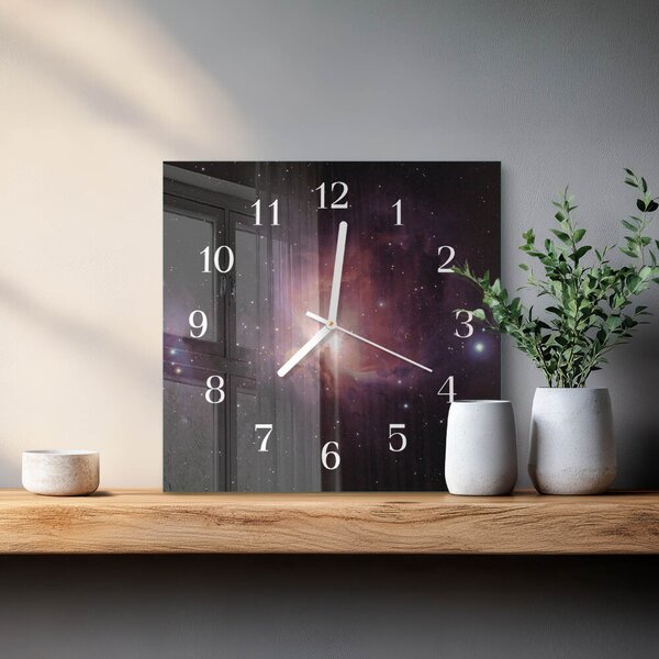 Skleněné hodiny Plocha zskb-30x30-00083833