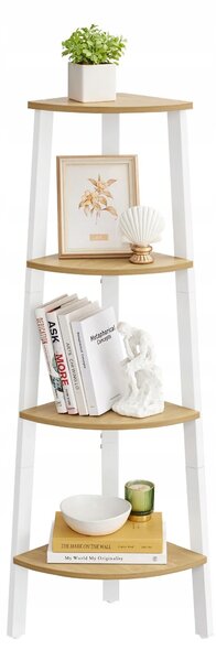 Regál Songmics Vasagle 48,5 cm x 125 cm x 33,4 cm dub