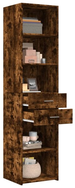 Skříň highboard kouřový dub 45 x 42,5 x 185 cm kompozitní dřevo 3281452