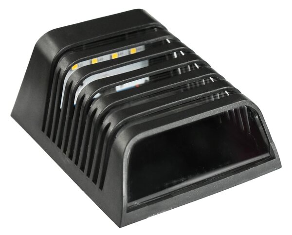 Exteriérové ​​solární nástěnné LED svítidlo Strip, 1x LED 0,12w, černá