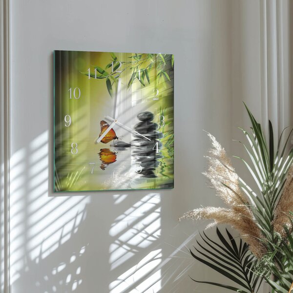 Skleněné hodiny Příroda zskb-30x30-00087450