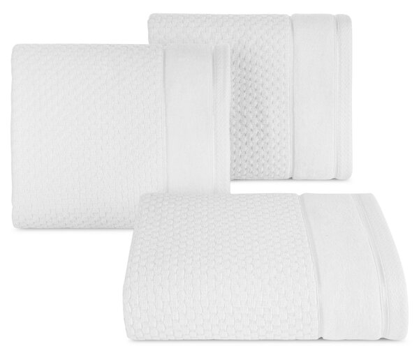 BAVLNĚNÝ RUČNÍK FRIDA 50X90 CM BÍLÁ