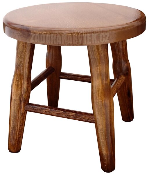 Drewmax stolička z bukového dřeva výška 31 cm