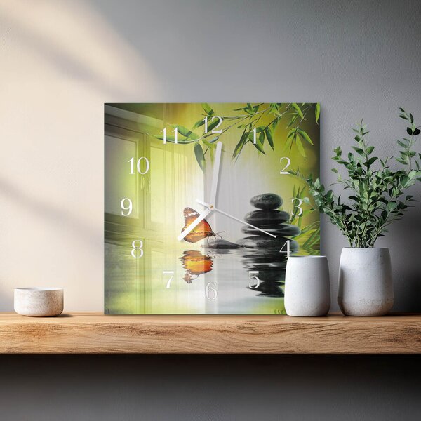 Skleněné hodiny Příroda zskb-30x30-00087450