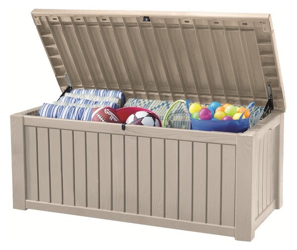 Keter zahradní úložný box Rockwood 570 l, krémová