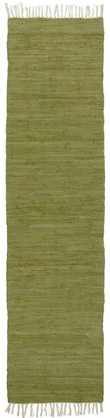Bavlněný běhoun na podlahu Green 250 × 60 cm