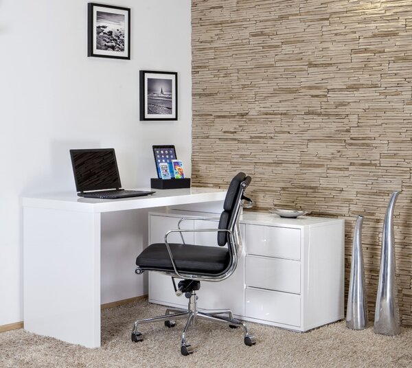 Office 360 Bílý designový kancelářský set Loft
