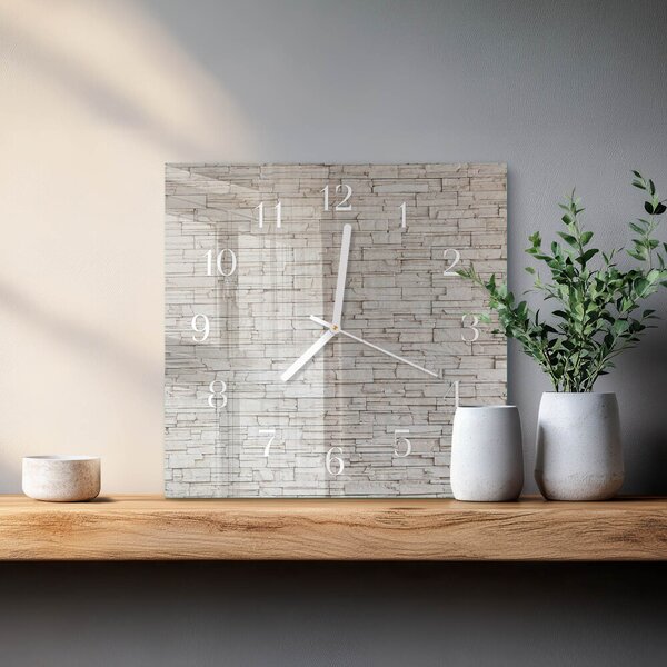 Skleněné hodiny Slínek zskb-30x30-00085555