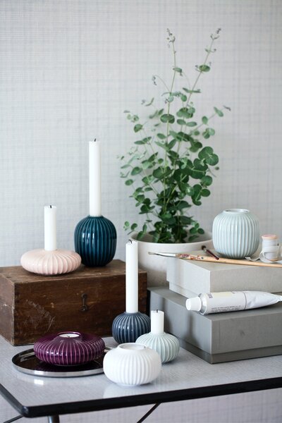 Kähler Design Svícen Hammershøi Anthracite - 6,5 cm KD333