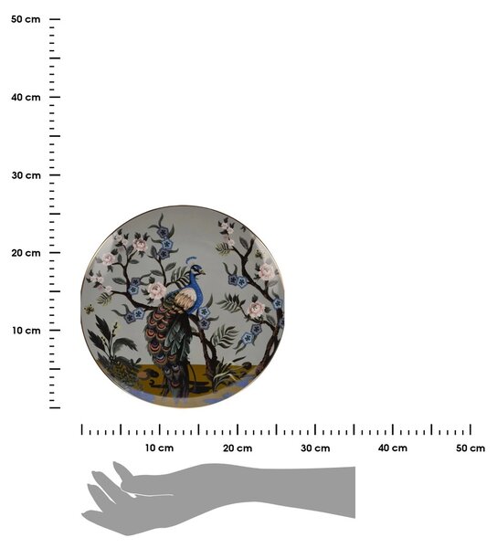 Porcelánový talíř Ashley 1, (fi) 26 cm, vícebarevný