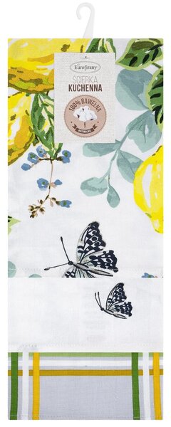 KUCHYŇSKÁ UTĚRKA LEMON SADA 3 KS 50X70 CM VZOROVANÉ