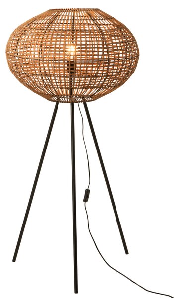 Ratanová stojací lampa J-line Josline 133 cm