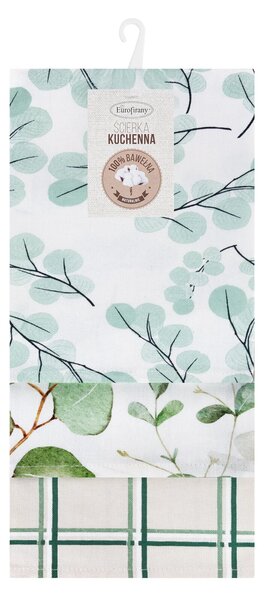KUCHYŇSKÁ UTĚRKA CLOVER SADA 3 KS 50X75 CM VZOROVANÉ