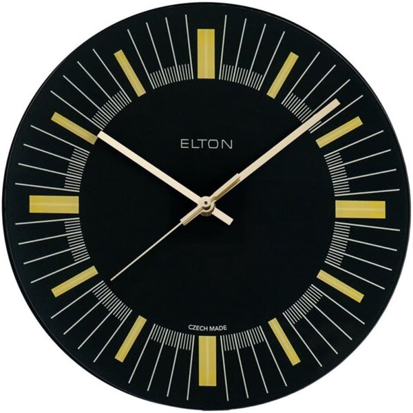 MPM Hodiny ELTON Retro - černé E19.4686.90.retro tm
