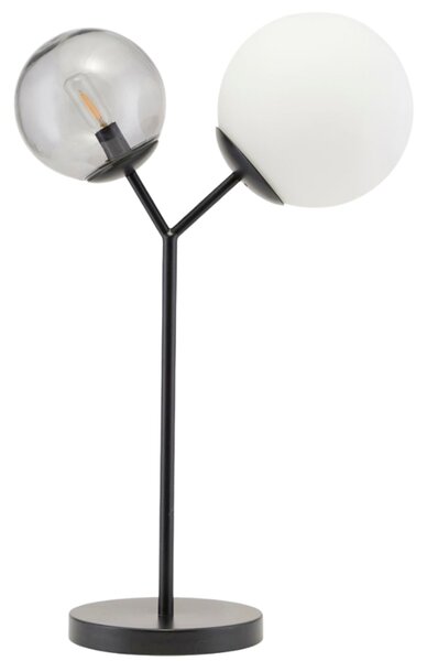 House Doctor Černá dvojitá stolní lampa Gideon