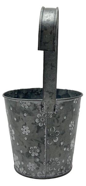 Obal zinkový s kytičkami závěs 13 x 13 cm Prodex 1001060