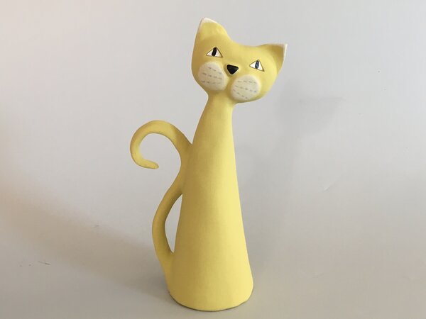 Kočka střední - hrušková Keramika Andreas