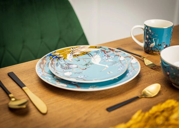 Porcelánový talíř Ashley 3, (fi) 26 cm, vícebarevný