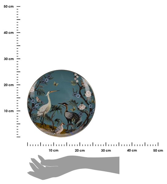 Porcelánový talíř Ashley 3, (fi) 26 cm, vícebarevný