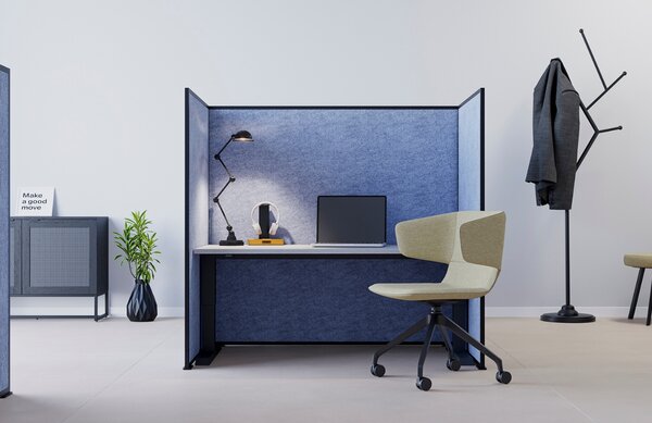 LD Seating ® Šedá konferenční židle FLEXI P-F95