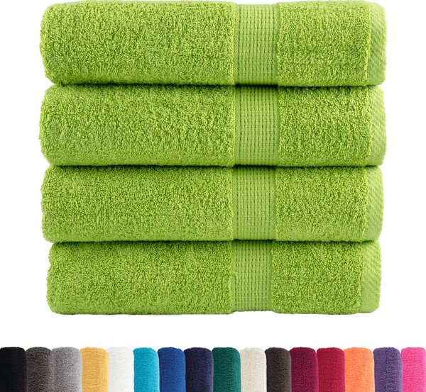Premium ručníky SOLUND 4 jablkově zelené 50x100cm 600 g/m² 137498
