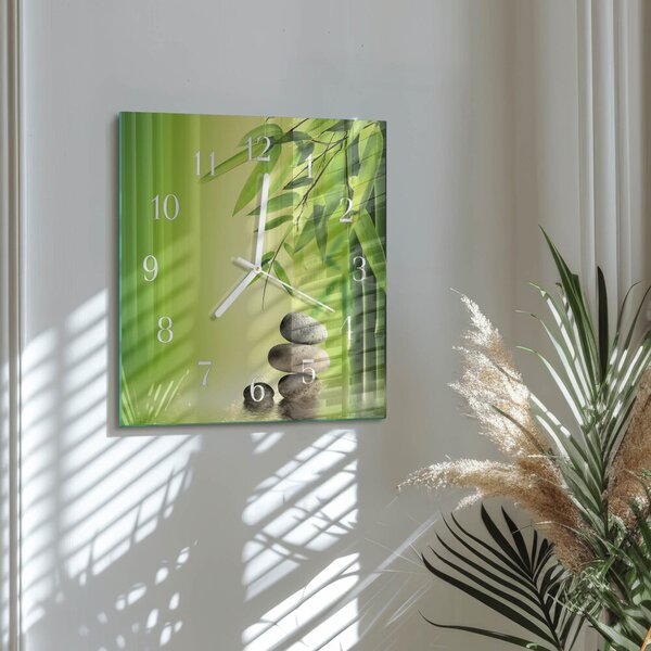Skleněné hodiny Kameny zskb-30x30-00085951