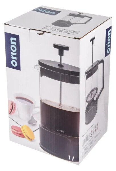 Black Konvice french press 1 l ORION 156016