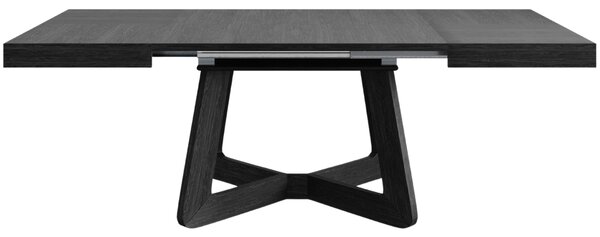 -25 % Dny MOMENTI– Černý dubový rozkládací jídelní stůl Windsor & Co Nodi 130/230 x 130 cm