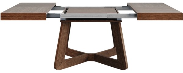 -25 % Dny MOMENTI– Hnědý dubový rozkládací jídelní stůl Windsor & Co Nodi 130/230 x 130 cm